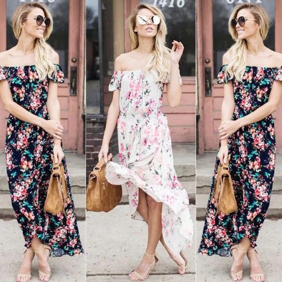 🎉SALE 🎉Boho Floral Print Beach Dress - Picture 3 of 8